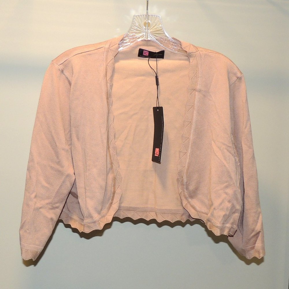 KANCY KOLE Tan Jacket Large